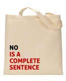 No is a complete sentence